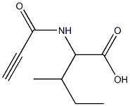 3-methyl-2-(propioloylamino)pentanoic acid 结构式