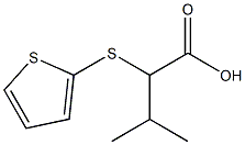 3-methyl-2-(thiophen-2-ylsulfanyl)butanoic acid 结构式
