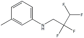 3-methyl-N-(2,2,3,3-tetrafluoropropyl)aniline 结构式