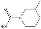 3-methylpiperidine-1-carboxamide 结构式