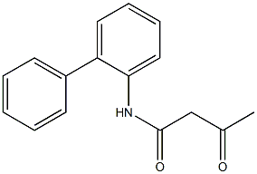 3-oxo-N-(2-phenylphenyl)butanamide 结构式