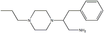 3-phenyl-2-(4-propylpiperazin-1-yl)propan-1-amine 结构式