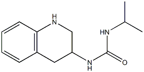 3-propan-2-yl-1-1,2,3,4-tetrahydroquinolin-3-ylurea 结构式