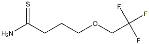 4-(2,2,2-trifluoroethoxy)butanethioamide 结构式