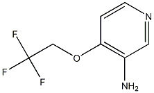 4-(2,2,2-trifluoroethoxy)pyridin-3-amine 结构式