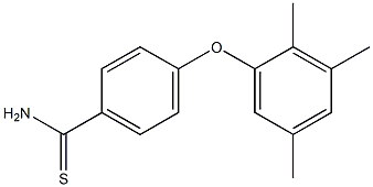 4-(2,3,5-trimethylphenoxy)benzene-1-carbothioamide 结构式