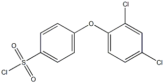 4-(2,4-dichlorophenoxy)benzene-1-sulfonyl chloride 结构式