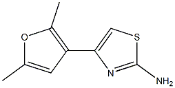 4-(2,5-dimethylfuran-3-yl)-1,3-thiazol-2-amine 结构式