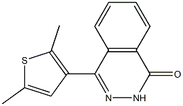 4-(2,5-dimethylthiophen-3-yl)-1,2-dihydrophthalazin-1-one 结构式