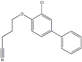 4-(2-chloro-4-phenylphenoxy)butanenitrile 结构式