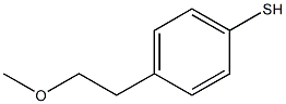 4-(2-methoxyethyl)benzene-1-thiol 结构式
