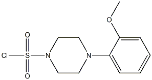 4-(2-methoxyphenyl)piperazine-1-sulfonyl chloride 结构式
