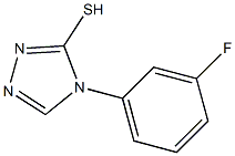 4-(3-fluorophenyl)-4H-1,2,4-triazole-3-thiol 结构式