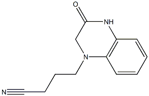 4-(3-oxo-1,2,3,4-tetrahydroquinoxalin-1-yl)butanenitrile 结构式