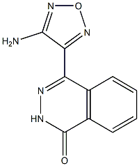 4-(4-amino-1,2,5-oxadiazol-3-yl)phthalazin-1(2H)-one 结构式