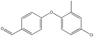 4-(4-chloro-2-methylphenoxy)benzaldehyde 结构式