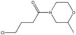 4-(4-chlorobutanoyl)-2-methylmorpholine 结构式