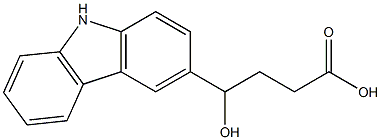 4-(9H-carbazol-3-yl)-4-hydroxybutanoic acid 结构式