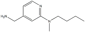4-(aminomethyl)-N-butyl-N-methylpyridin-2-amine 结构式