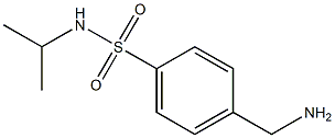4-(aminomethyl)-N-isopropylbenzenesulfonamide 结构式