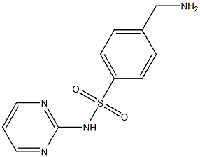 4-(aminomethyl)-N-pyrimidin-2-ylbenzenesulfonamide 结构式