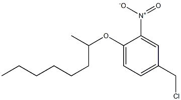 4-(chloromethyl)-2-nitro-1-(octan-2-yloxy)benzene 结构式