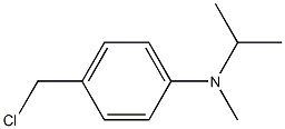 4-(chloromethyl)-N-methyl-N-(propan-2-yl)aniline 结构式