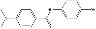 4-(dimethylamino)-N-(4-hydroxyphenyl)benzamide 结构式