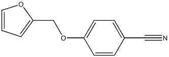 4-(furan-2-ylmethoxy)benzonitrile 结构式