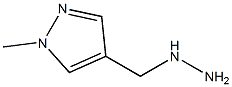 4-(hydrazinylmethyl)-1-methyl-1H-pyrazole 结构式