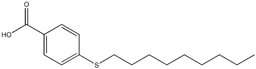 4-(nonylsulfanyl)benzoic acid 结构式