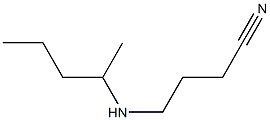 4-(pentan-2-ylamino)butanenitrile 结构式