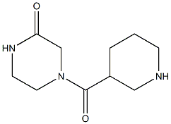 4-(piperidin-3-ylcarbonyl)piperazin-2-one 结构式