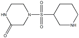 4-(piperidin-3-ylsulfonyl)piperazin-2-one 结构式