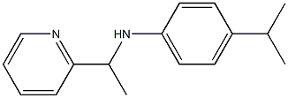 4-(propan-2-yl)-N-[1-(pyridin-2-yl)ethyl]aniline 结构式