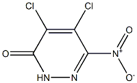4,5-dichloro-6-nitropyridazin-3(2H)-one 结构式