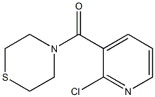 4-[(2-chloropyridin-3-yl)carbonyl]thiomorpholine 结构式