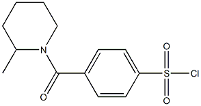 4-[(2-methylpiperidin-1-yl)carbonyl]benzene-1-sulfonyl chloride 结构式