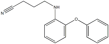 4-[(2-phenoxyphenyl)amino]butanenitrile 结构式