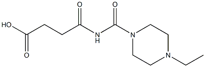 4-[(4-ethylpiperazin-1-yl)carbonylamino]-4-oxobutanoic acid 结构式