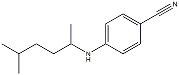 4-[(5-methylhexan-2-yl)amino]benzonitrile 结构式