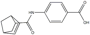 4-[(bicyclo[2.2.1]hept-5-en-2-ylcarbonyl)amino]benzoic acid 结构式