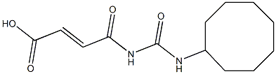 4-[(cyclooctylcarbamoyl)amino]-4-oxobut-2-enoic acid 结构式