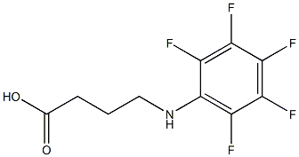 4-[(pentafluorophenyl)amino]butanoic acid 结构式