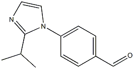 4-[2-(propan-2-yl)-1H-imidazol-1-yl]benzaldehyde 结构式