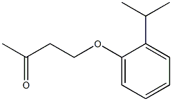 4-[2-(propan-2-yl)phenoxy]butan-2-one 结构式