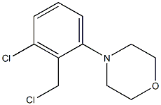 4-[3-chloro-2-(chloromethyl)phenyl]morpholine 结构式
