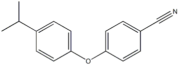 4-[4-(propan-2-yl)phenoxy]benzonitrile 结构式