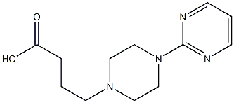 4-[4-(pyrimidin-2-yl)piperazin-1-yl]butanoic acid 结构式