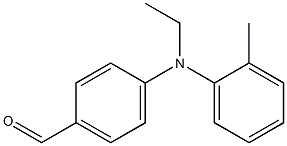 4-[ethyl(2-methylphenyl)amino]benzaldehyde 结构式